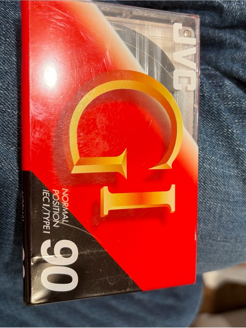 JVC GI 90 Normal Position Audio Cassette - Red